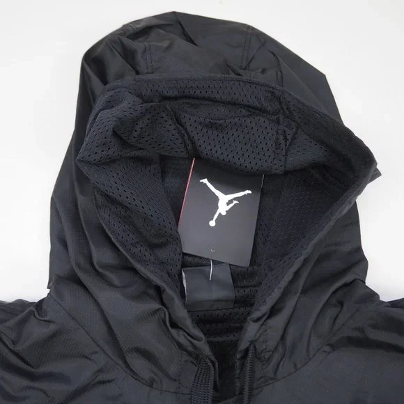 Nike Air Jordan Retro 1 Woven Jacket Black Red Men Basketball - Picture 3 of 11